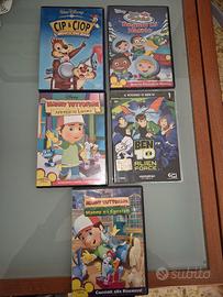5 cartoni animati in dvd