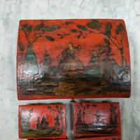 Scatola veneziana antica arte povera 700 XVIII