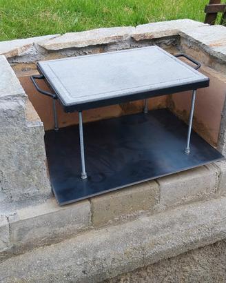 piastra pietra ollare 40x30