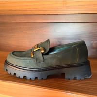 Mocassino Primadonna verde bosco