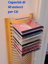 Porta CD da Parete in Legno di betulla ( 60 posti)