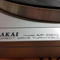 GIRADISCHI VINTAGE AKAI DP 210 TRAZIONE DIRETTA