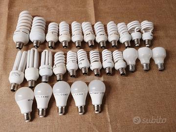 Lotto di n. 28 lampadine a risparmio energetico