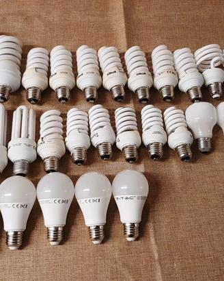 Lotto di n. 28 lampadine a risparmio energetico