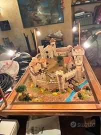 Modellino villaggio medievale 