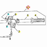 -Comando gas cmpl Aprilia Rally 50 L.C. AP8218232