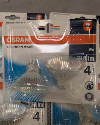8 LAMPADINE ALOGENE OSRAM 12V 20W