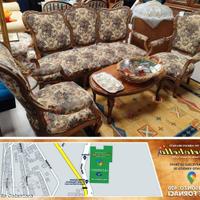 Codice: 3633 SALOTTO STILE BAROCCO CON CORNICE IN