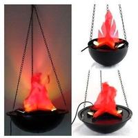 Lampade ornamentali con finto fuoco