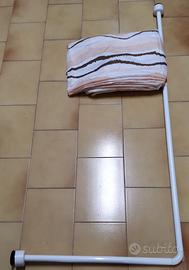 Tenda con bastone per vasca