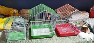 Gabbia adatta per canarini, diamantini e cocorite