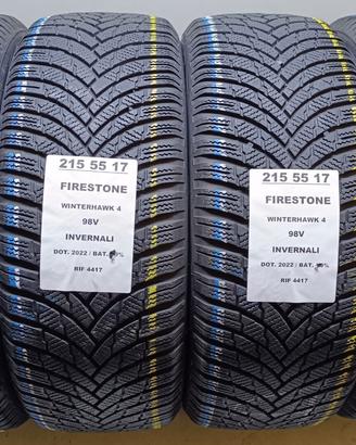 4 GOMME 215 55 17 FIRESTONE INV RIF4417