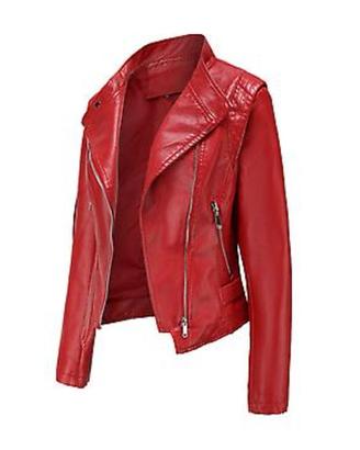 Giubbino donna similpelle NUOVO - primavera/estate