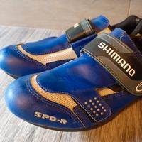 Scarpe bici Shimano SPD-R blu