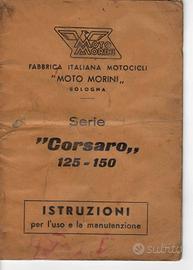 MOTO MORINI SERIE CORSARO 125 - 150 ISTRUZIONI USO