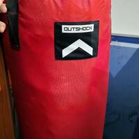 Sacco boxe  outshock Decathlon 14 kg + guantoni 