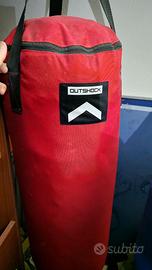 Sacco boxe  outshock Decathlon 14 kg + guantoni 