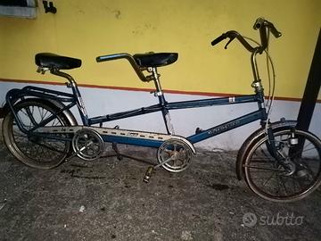 Bicicletta Tandem e 3 in blocco 