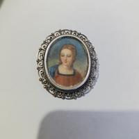 spilla in argento 800 primi anni 900
