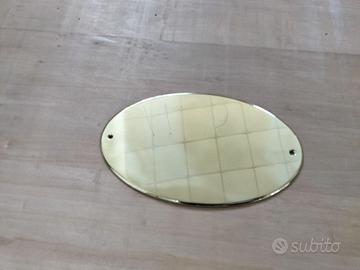 PLACCA OTTONE DA PORTA