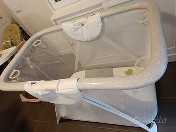 Lettino, seggiolone, girello, box giochi ecc.