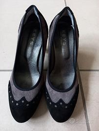 Scarpe donna n. 39, tacco 8 cm, marca Keys