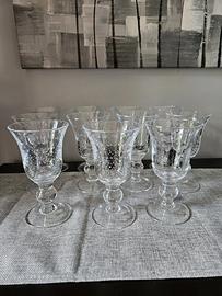 Set di 11 bicchieri da acqua/vino
