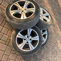 Ruote estive michelin r16+ cerchi in lega citroen