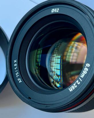 Samyang 75mm f/1.8 AF per Fuji X
