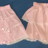 2 mini Gonne rosa stile cosplay sweet lolita girls