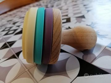 Tampone per biscotti legno e silicone alimentare