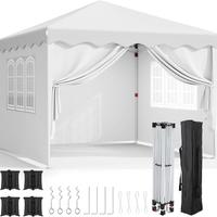 Gazebo 3x3,Gazebi Pieghevole con Oxford 420D,Tenda