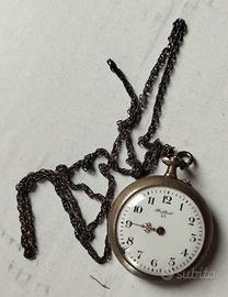 Orologio argento da tasca Brillant 10 rubini