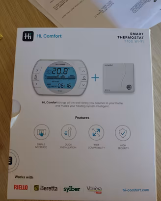Cronotermostato T100 Wi-Fi 20193354