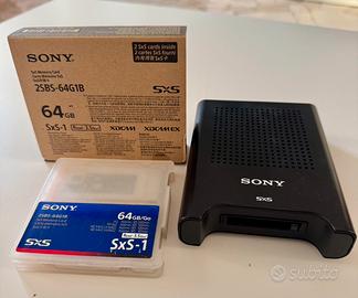 SCHEDE DI MEMORIA E LETTORE PROFESSIONALE SONY SXS