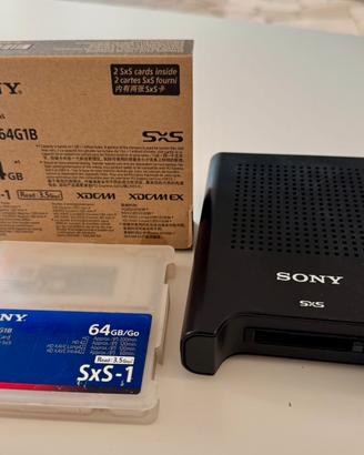SCHEDE DI MEMORIA E LETTORE PROFESSIONALE SONY SXS