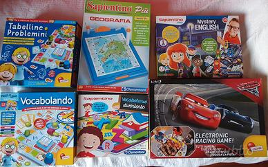 Kit giochi educativi Clementoni/Lisciani