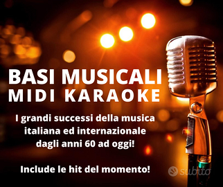 Basi Musicali Midi Karaoke con Sanremo 2024