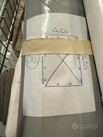 Teli in pvc con bordo e occhielli