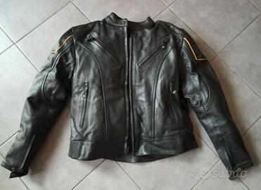 giacca moto in pelle