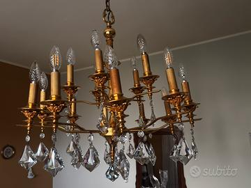 Lampadario vintage anni 70