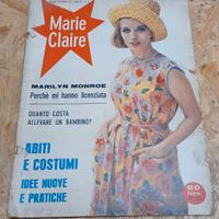 Rivista moda Marie Claire 1962 n 26 Marylin Monroe