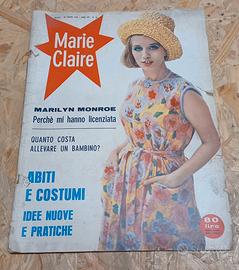 Rivista moda Marie Claire 1962 n 26 Marylin Monroe