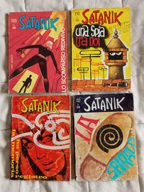 Satanik n. 109,110,111,112 lotto di 4 albi Corno