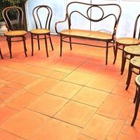 8 SEDIE DIVANETTO DIVANO EISSLER SOHNE WIEN THONET