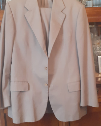 Abito uomo completo in cotone acetato taglia 50/l
