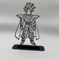 Statuetta Gohan Dragon Ball – Line Art 3D