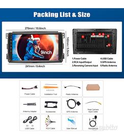 4+64G]SIXWIN Autoradio Android 13 con CarPlay/Andr