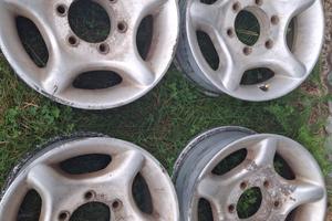 N°4 Cerchi in lega 7×15 ET 8 Mitsubishi Pajero

