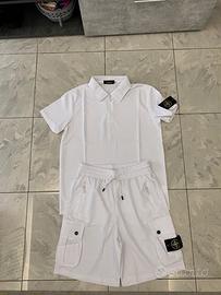 Completo Stone Island Bianco